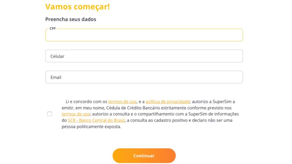 Empréstimo SuperSim